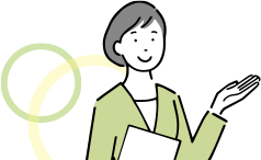 案内するスタッフ